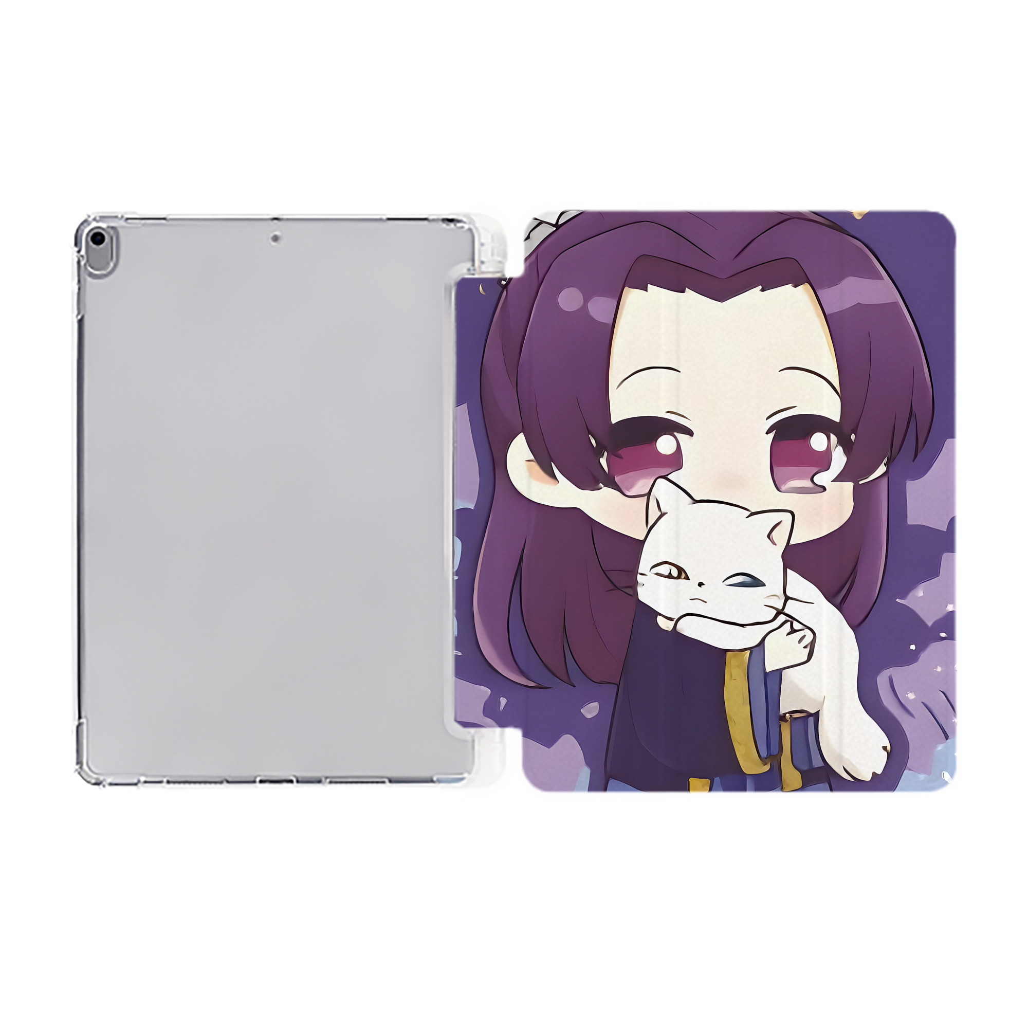 （画像用） 薬屋のひとりごと The Apothecary Diaries IPad ケース ペン収納付き 三つ折りスタンド PUレザー×シリコン 対応機種9.5/10.5/10.9インチ